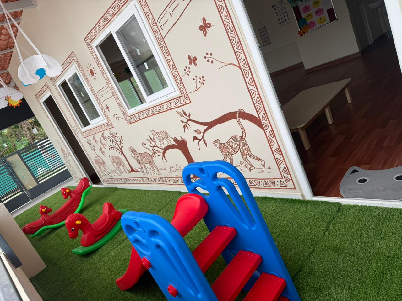 "Climb, slide, explore & shine!"